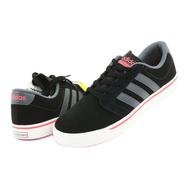 Chaussures Adidas Cloudfoam Super Skate M AW3896 noir orange gris 3
