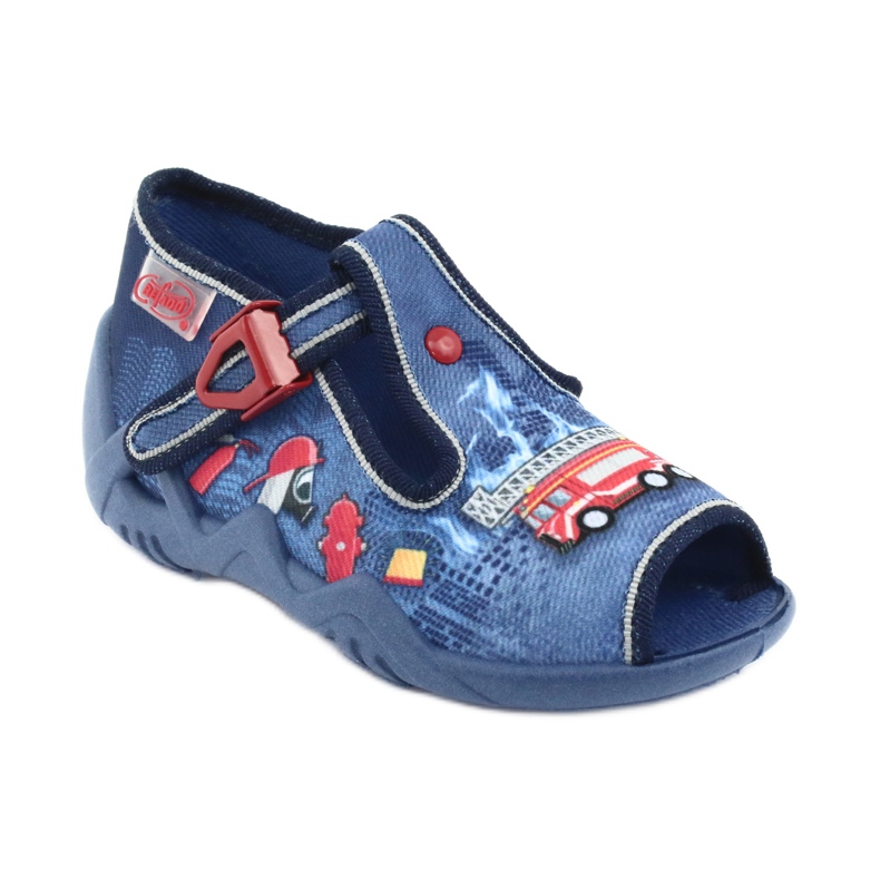 Chaussures pour enfants Befado 217P101 rouge bleu marine bleu 2