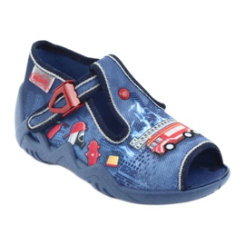 Chaussures pour enfants Befado 217P101 rouge bleu marine bleu 1