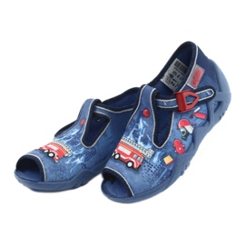 Chaussures pour enfants Befado 217P101 rouge bleu marine bleu 3