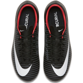 Chaussures de football Nike Mercurial Vapor Xi Fg Jr 831945-002 noir noir 1