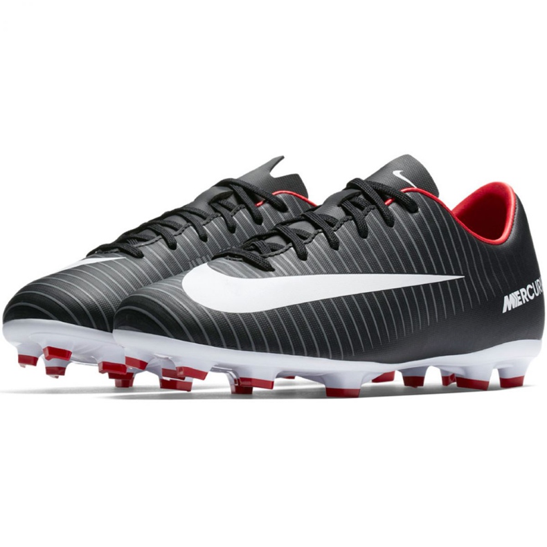 Chaussures de football Nike Mercurial Vapor Xi Fg Jr 831945-002 le noir le noir 2