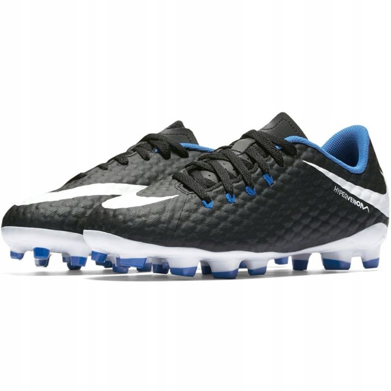 Nike Hypervenom Phelon Iii Fg Jr 852595-002 noir noir 2