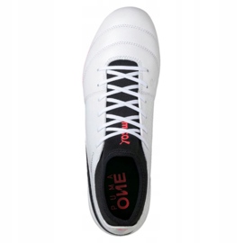 Chaussures de football Puma One 17.3 Fg M 104074 01 le noir blanche 1 Chaussures de football Puma One 17.3 Fg M 104074 01 le noir blanche 1