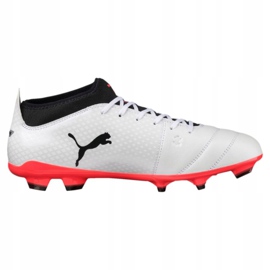 Chaussures de football Puma One 17.3 Fg M 104074 01 le noir blanche 2 Chaussures de football Puma One 17.3 Fg M 104074 01 le noir blanche 2