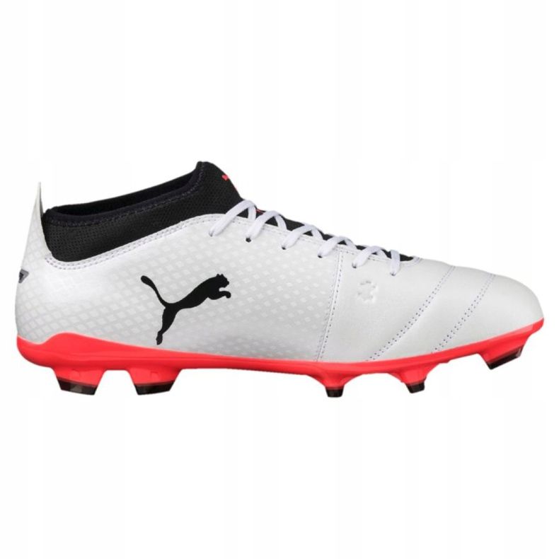 Chaussures de football Puma One 17.3 Fg M 104074 01 le noir blanche 2 Chaussures de football Puma One 17.3 Fg M 104074 01 le noir blanche 2
