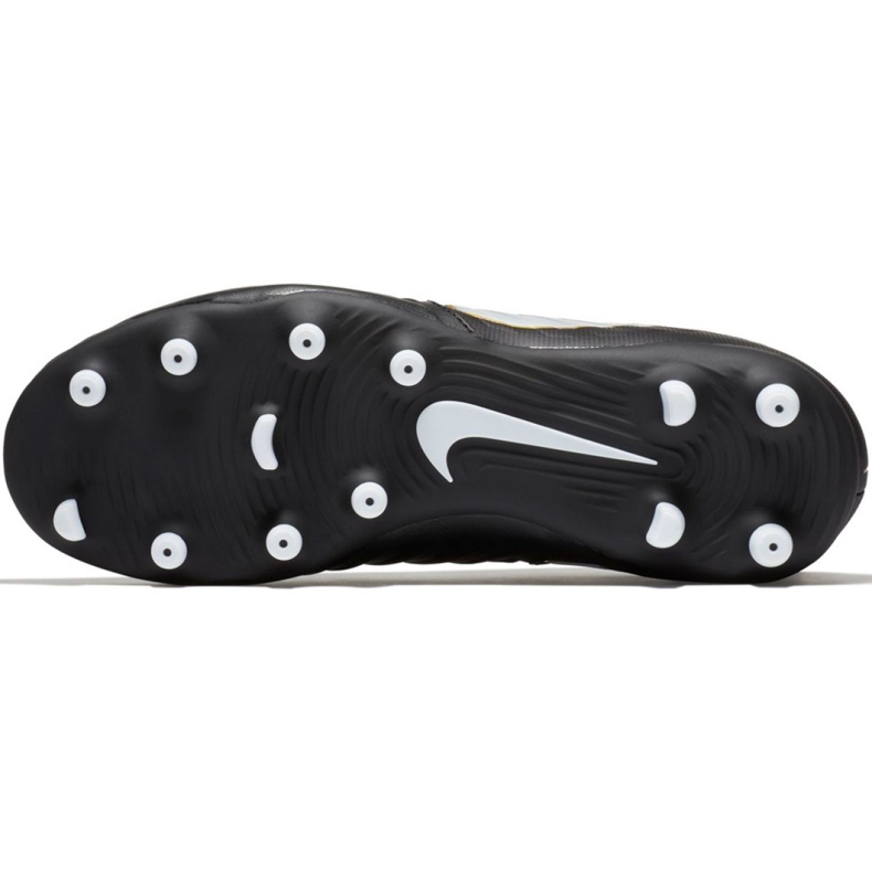 Nike Tiempo Rio Iv Fg Jr 897731-002 chaussures de football noir noir 1