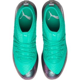 Chaussures de football Puma Future 2.3 Netfit Fg Ag Color Shift M 104832 01 vert vert 1