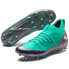 Chaussures de football Puma Future 2.3 Netfit Fg Ag Color Shift M 104832 01 vert vert 3