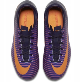 Nike Mercurial Vapor Xi Fg Jr 831945-585 chaussures de football violet violet 1
