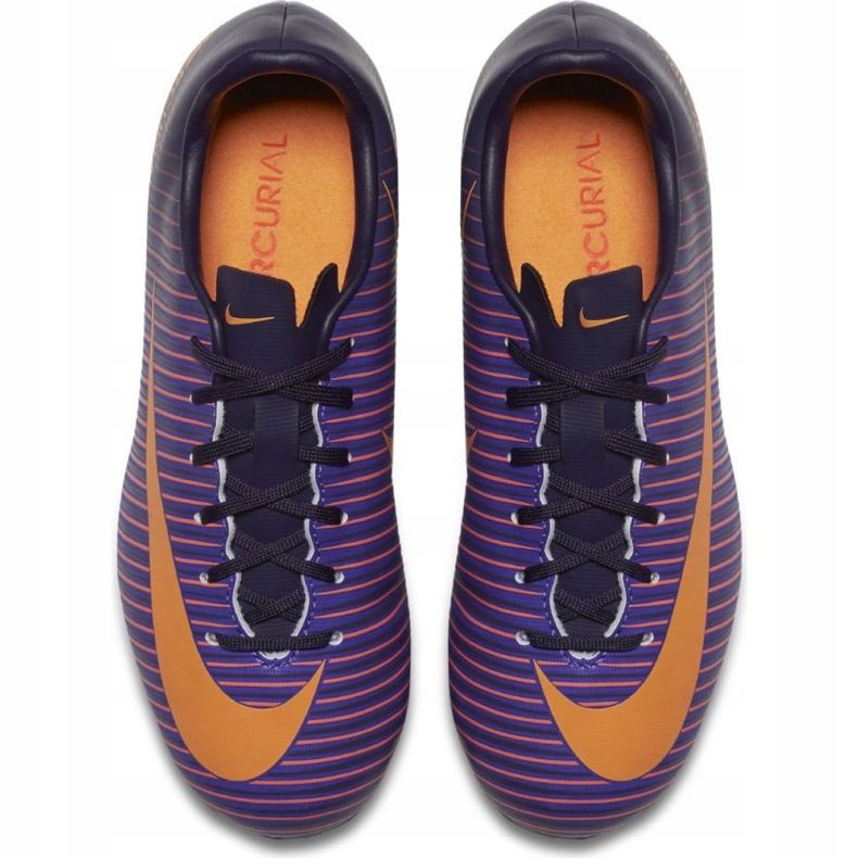 Nike Mercurial Vapor Xi Fg Jr 831945-585 chaussures de football violet violet 1