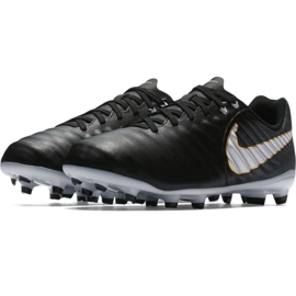Nike Tiempo Iv Fg Jr 897725-002 chaussures de football noir noir 2
