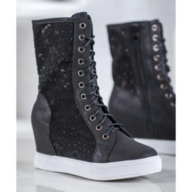 Seastar Bottes ajourées le noir 2