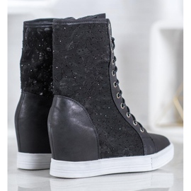 Seastar Bottes ajourées le noir 3