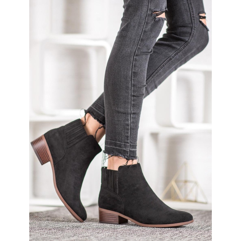 SDS Bottes à enfiler le noir 1