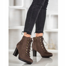 Goodin Bottes chaudes en daim beige 5