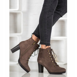 Goodin Bottes chaudes en daim beige 4
