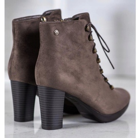 Goodin Bottes chaudes en daim beige 1