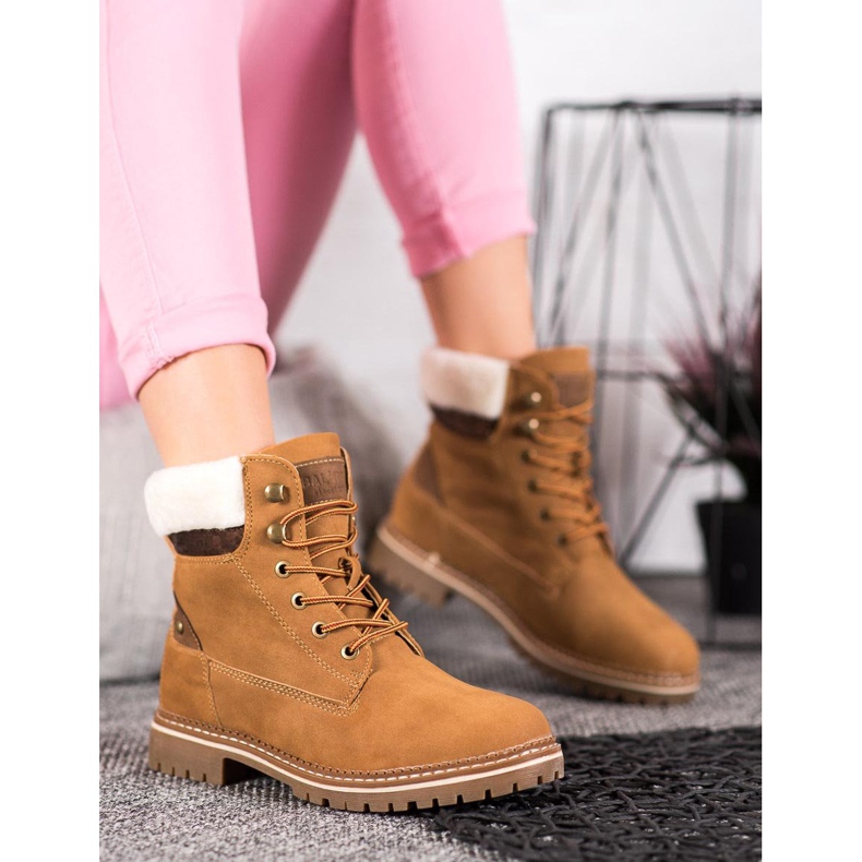 SDS Trappeurs textiles brun 1