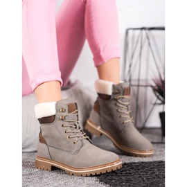 SDS Trappeurs textiles gris 1