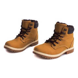 Timberki Trapery Bottes de neige D08 Camel brun 4