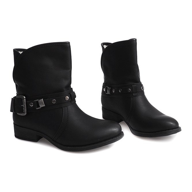 Bottes isolées noires le noir 1