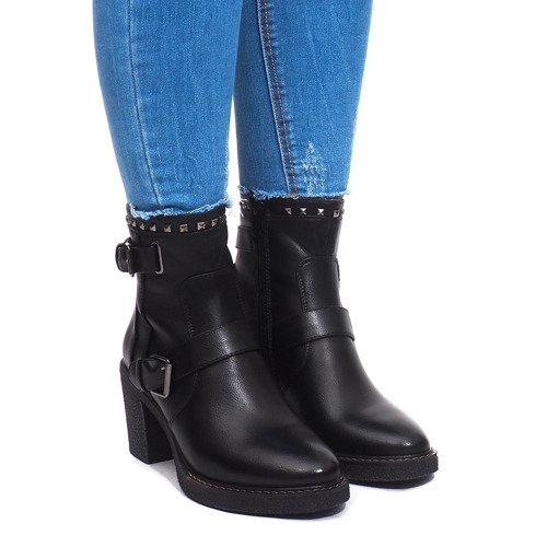 Bottes chaudes 7093 Noir le noir 1