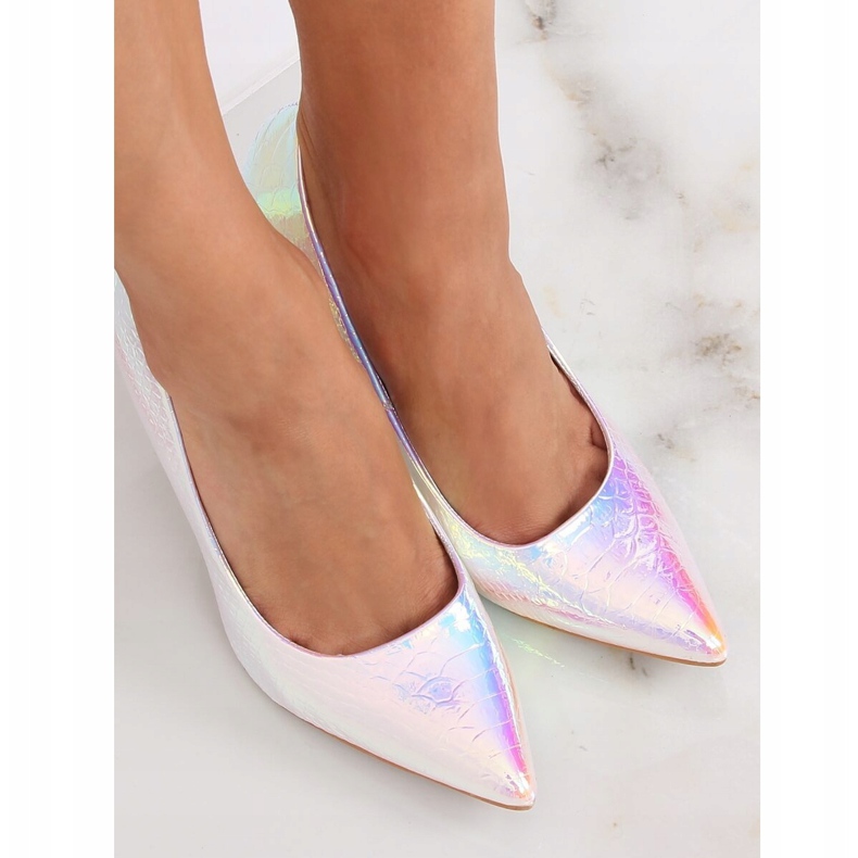 Broches holographiques SY54P Argent gris multicolore 2