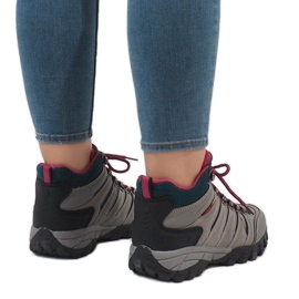 Chaussures de trekking femme grises FS302-33 noir 2