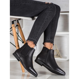 Marquiz Bottines Noires En Spitz le noir 5