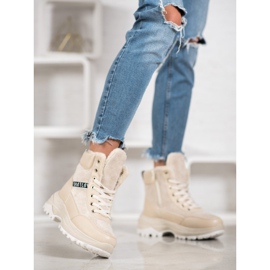 Bella Paris Baskets chaudes brun 1