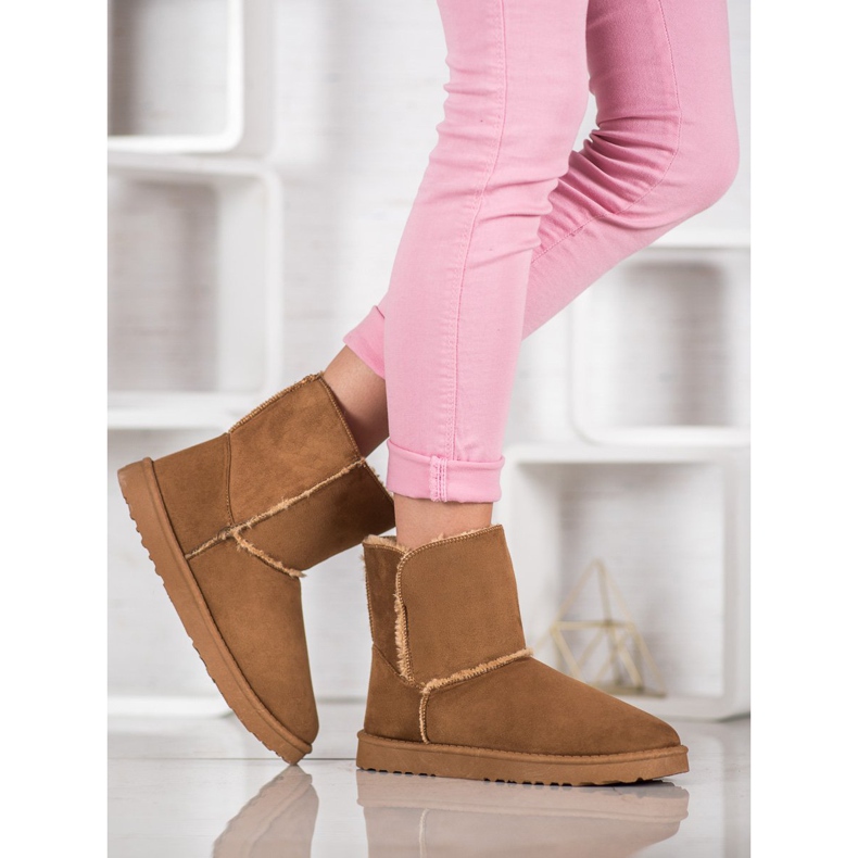 Lucky Shoes Bottes de neige chameau brun 1 Lucky Shoes Bottes de neige chameau brun 1