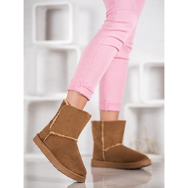 Lucky Shoes Bottes de neige chameau brun 2 Lucky Shoes Bottes de neige chameau brun 2