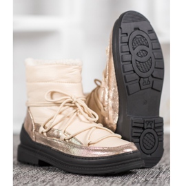 Bottes de neige en textile VICES d'or 4