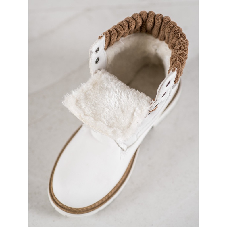 SHELOVET Trappeurs blancs blanche 1 SHELOVET Trappeurs blancs blanche 1