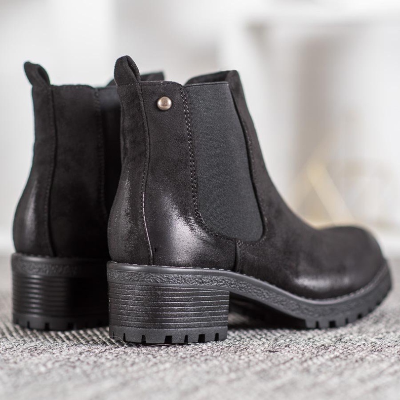 Goodin Bottines à enfiler Bottines Jodhpur le noir 1