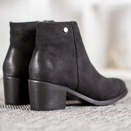 Goodin Bottes en daim classiques le noir 1
