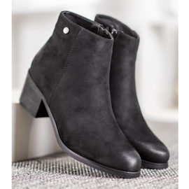 Goodin Bottes en daim classiques le noir 2