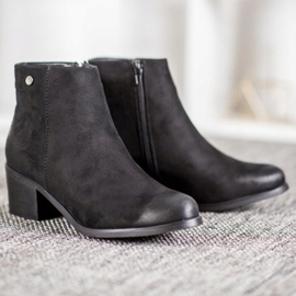 Goodin Bottes en daim classiques le noir 3