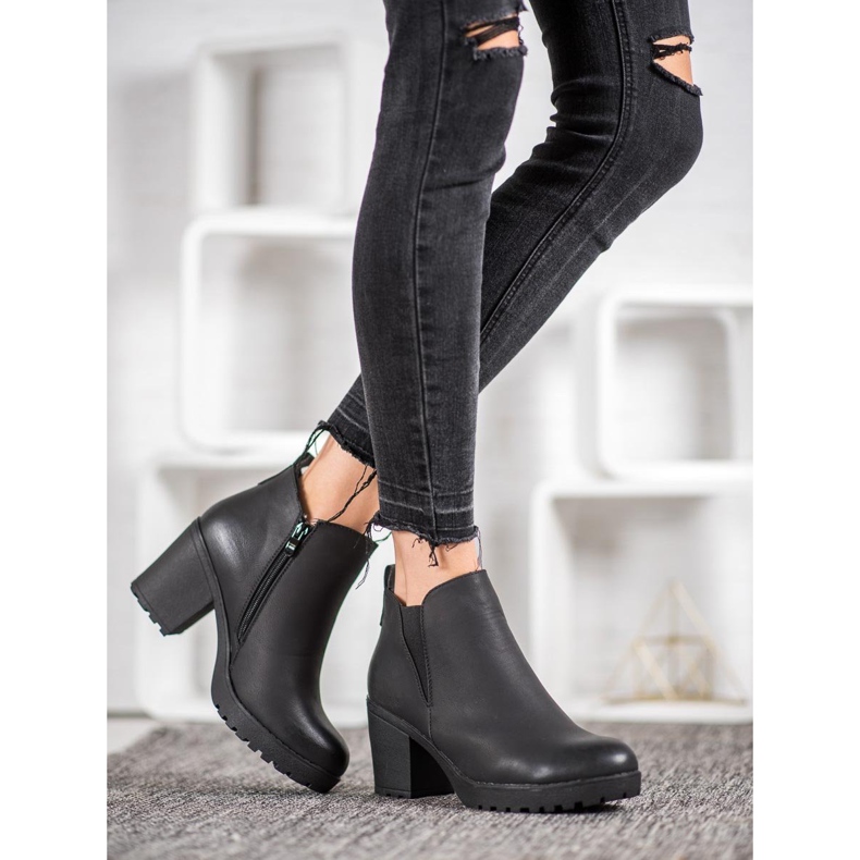 J. Star Bottes à talons hauts noir 2