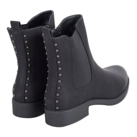 J. Star Bottines Chelsea confortables noir 1