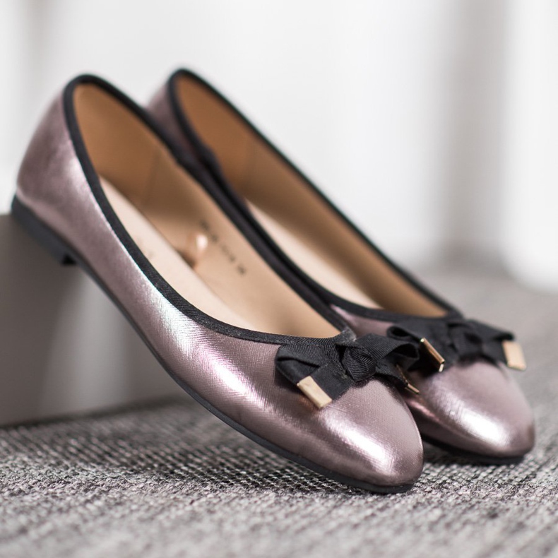 Evento Ballerine Avec Noeud gris 2