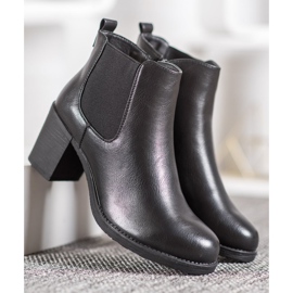 J. Star Bottines Avec Une Fermeture Éclair le noir 5