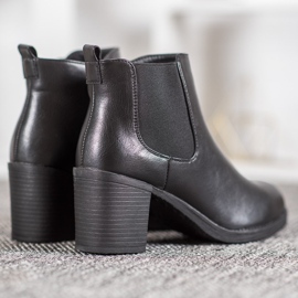 J. Star Bottines Avec Une Fermeture Éclair le noir 3