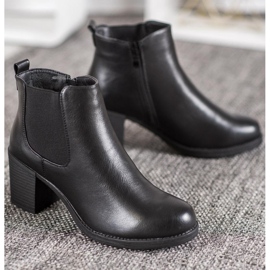 J. Star Bottines Avec Une Fermeture Éclair le noir 4