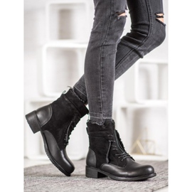 Evento Bottes à lacets noir 1