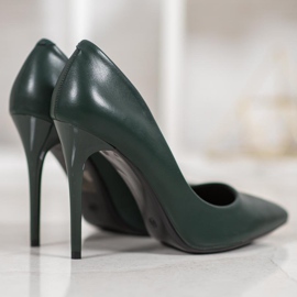 Small Swan talons hauts sexy vert 2