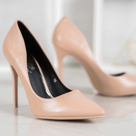 Small Swan talons hauts sexy brun 2