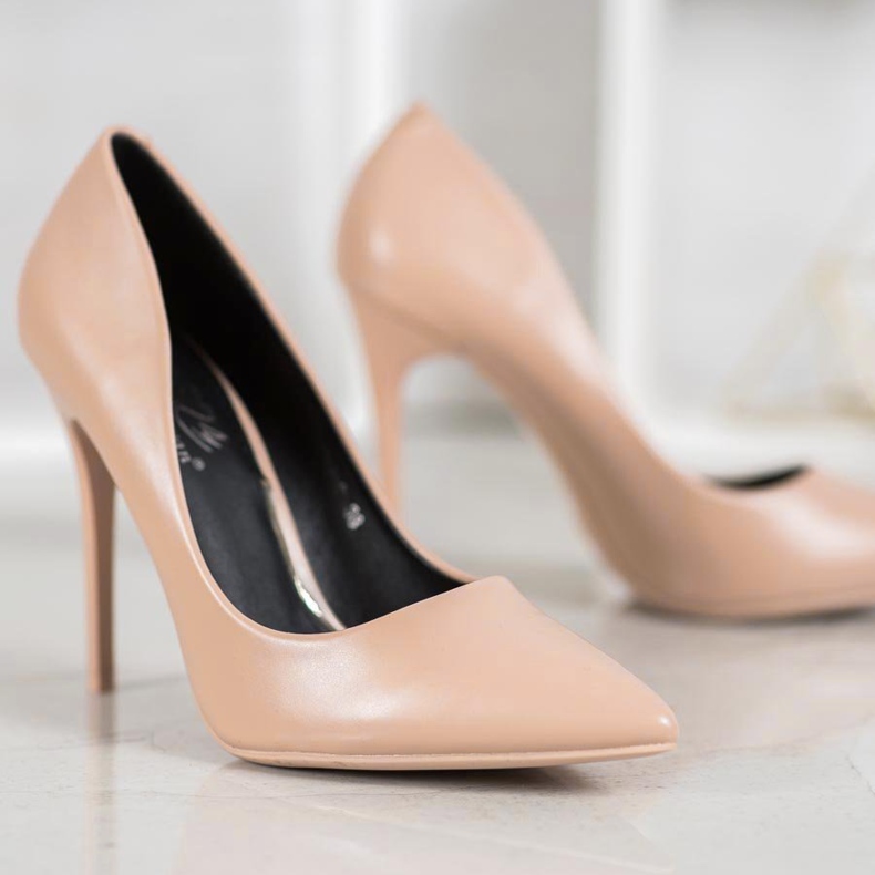 Small Swan talons hauts sexy brun 2