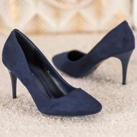 Comer Talons en daim bleu 5